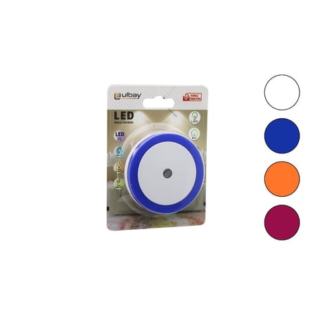 Ulbay GC-01 Yuvarlak Fotoselli Gece Lambası 0.1W- 10'li Paket