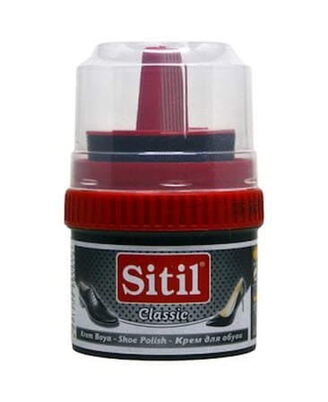 Sitil Krem Ayakkabı Boyası 50 ml - Siyah- 12'li Paket