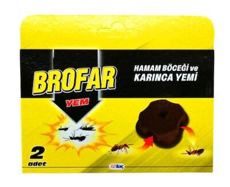 Brofar Hamam Böceği ve Karınca Yemi- 12'li Paket