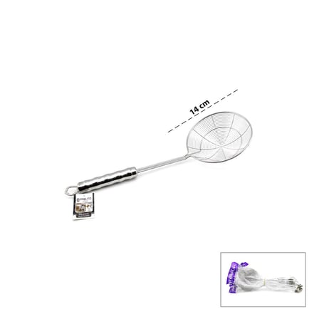 Pablito Home PBT-951 Saplı Metal Çelik Kevgir - 14 inç- 10'li Paket