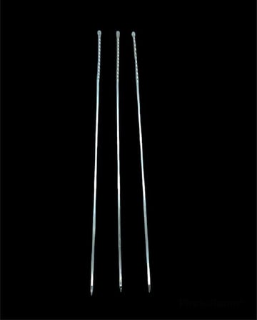 İbico K-300 Kuşbaşı Metal Mangal Şişi 50 cm - Kalın Kare Burgulu- 100'li Paket