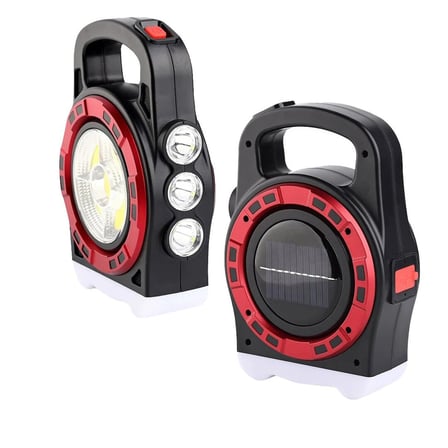 Hurry.Bolt HB-6678-C-L 3in1 El Feneri ve Powerbank - 20W, Solar ve USB Şarjlı, El Çantası Modeli