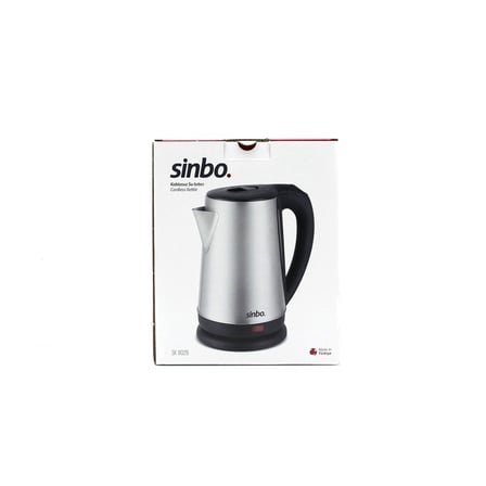 Sinbo SK-8026 Çelik Kettle Su Isıtıcısı - 1.8 lt Kablosuz 360 Derece Dönebilen Otomatik Kapanmalı