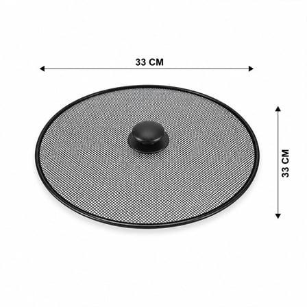 İbico İ22-420 Kulplu Tel Yağ Sıçratmaz - 33 cm Metal Çerçeveli- 12'li Paket