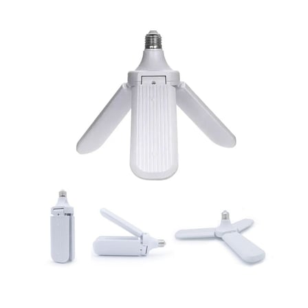 No-Vo T30-02 3 Kollu Pervane Model Beyaz LED Ampul - 24W E27