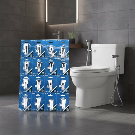 İbico K13-077 Alfa Taharet Musluğu 1/2 - Vakumlu Ambalaj- 16'li Paket
