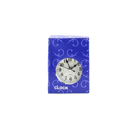 Twin Bell Alarm Clock BGC-7 Yuvarlak Masa Çalar Saat - Metal Eskitme Kasa, Pilli ve Işıklı, 8 cm