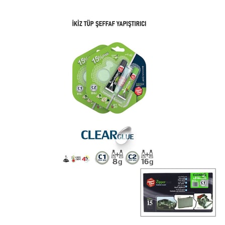 Zipper Glue C1 Plastik Yapıştırıcı- 15'li Paket