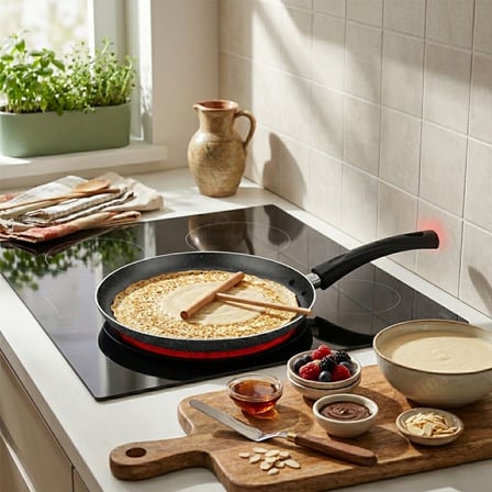 Papilla Ragnar 25 cm Granit Krep Tava - Tek Saplı BRKT-739361- 12'li Paket