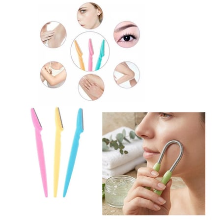 Jol Beauty JOL-040 Kaş Usturası ve Yanak Yayı Seti - 2 Parça- 6'li Paket