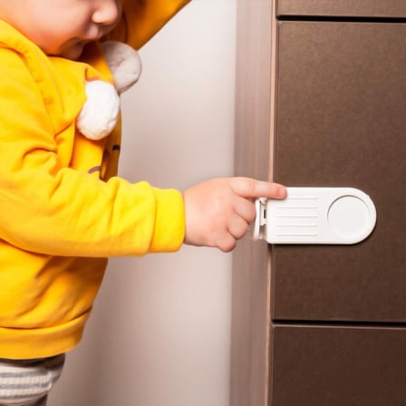İdeal Baby IDE-01 Vidasız Köşe Kilidi - Çocuk Emniyeti- 24'li Paket