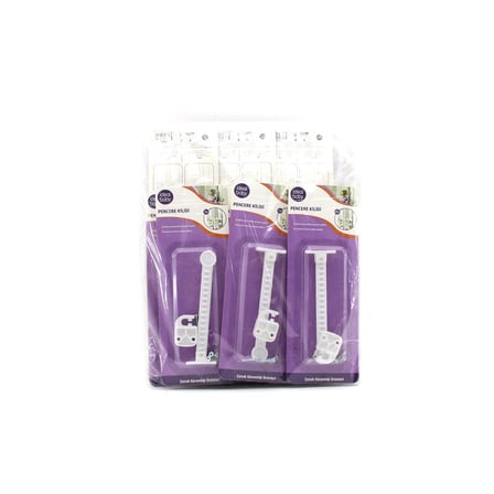 İdeal Baby IDE-09 Ayarlı Pencere Kilidi - Çocuk Emniyeti- 24'li Paket