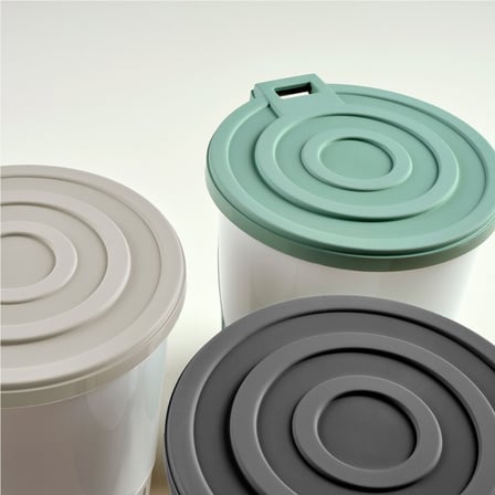 Dünya 01070 Pastel Lüks Pedallı Plastik Çöp Kovası 14 lt - Yeşil 315x285x335 mm- 6'li Paket