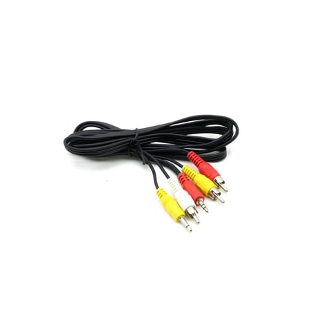 KRT-1134 Aparat Kablo - 2 AUX ve 3 RCA Bağlantılı- 15'li Paket
