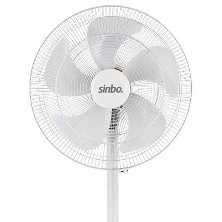 Sinbo SF-6798 Ayaklı Vantilatör Beyaz 18 inç - 5 Pervane 3 Kademe 140 cm Yükseklik