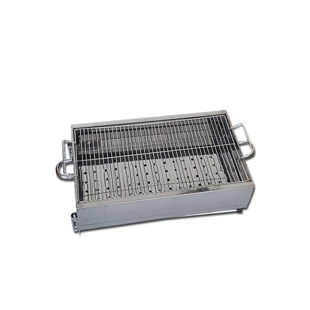 Armia Portatif Paslanmaz Barbekü Mangal 70 cm - Ayaklı Standlı