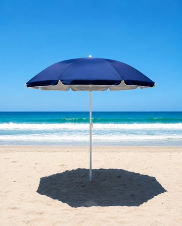 Skybelt SKY-122 Plaj Şemsiyesi 170 cm Saplı - 85x85 cm Çap 8 Telli Fiberglass Tek Renk- 24'li Paket