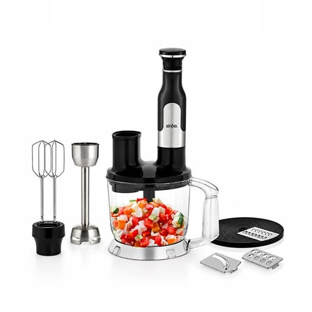 Sinbo SHB-7534 El Multi Blender Seti - 2 Hız Ayarlı Paslanmaz Çelik Bıçak 2 Litre Hazneli