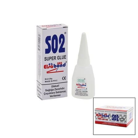Elsa Bond S02 Eko Japon Yapıştırıcı 20 gr- 50'li Paket