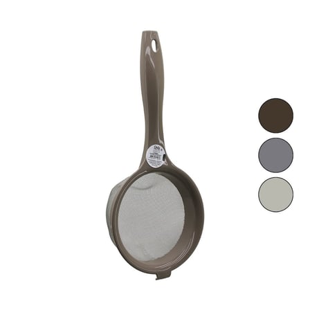 Qlux Fine Mesh L-00907 İnce Örgü Tel Süzgeç No-12 600 ml - Renkli Plastik Saplı