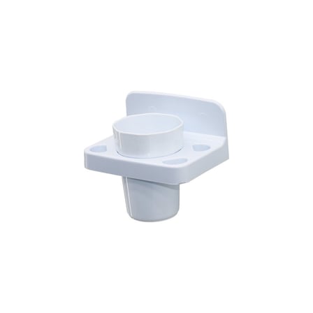 Qlux L-00646 Zen Diş Fırçalık Seti - Bardaklı 4 Fırçalıklı Beyaz ABS- 24'li Paket