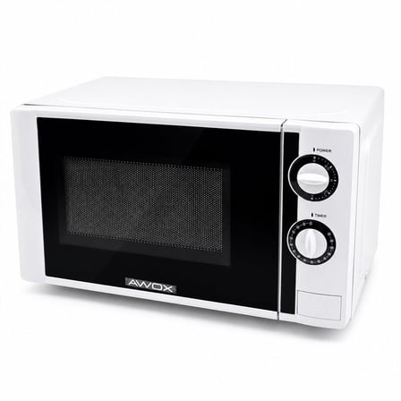 Awox P20 Mikrodalga Fırın 20 lt 700W - Beyaz 5 Güç Kademeli Modern Panelli
