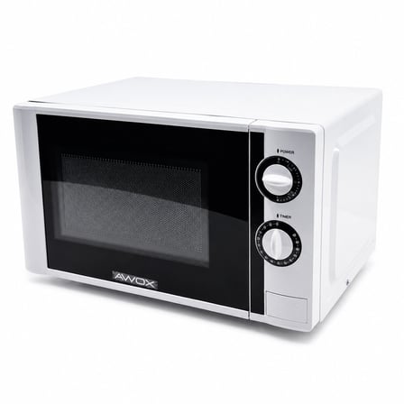 Awox P20 Mikrodalga Fırın 20 lt 700W - Beyaz 5 Güç Kademeli Modern Panelli
