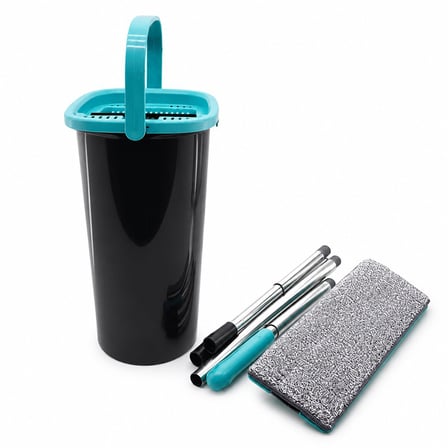 Via VMT-213 Kova Mop Temizlik Seti 10 lt - 360° Dönebilir Sap ve Mikrofiber Bez