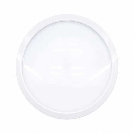 Nisaluce E1212/B 20W Beyaz Metal Kasa Sıva Üstü Yuvarlak LED Glop Armatür - IP20, 6500K, 1800 lm
