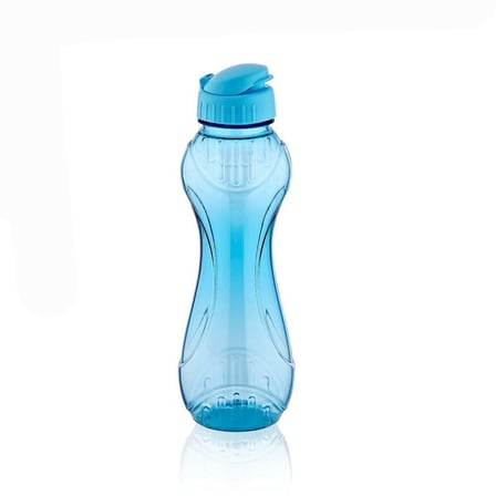 Qlux L-00494 Trend Renkli Plastik Matara 700 ml- 16'li Paket