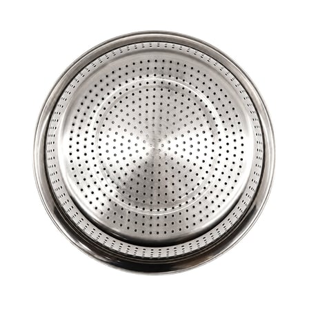 Yakut 10793 Kulpsuz Paslanmaz Metal Sepet Süzgeç 28 cm
