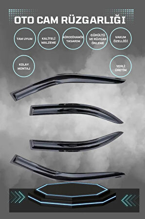 Dacia Sandero 2013-2020 Mügen Cam Rüzgarlığı