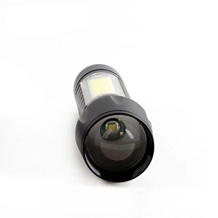 MİNİ ÇOK GÜÇLÜ ŞARJLI EL FENERİ (XPE-COB LED ) WATTON WT-030