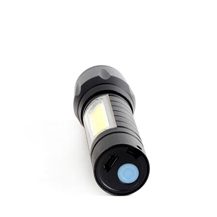 MİNİ ÇOK GÜÇLÜ ŞARJLI EL FENERİ (XPE-COB LED ) WATTON WT-030