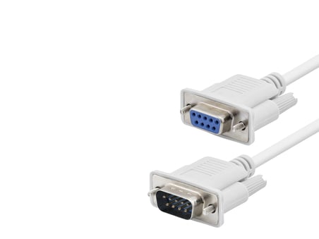 RS232 Seri Port Bağlantı Kablosu 1.5 M - Beyaz HDX7801
