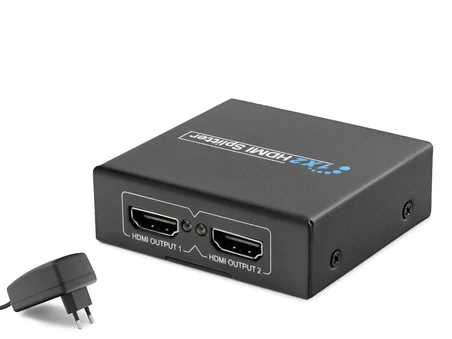 Hdmi Splitter 1080P 3D 1 In 2 Out - Siyah HDX1284