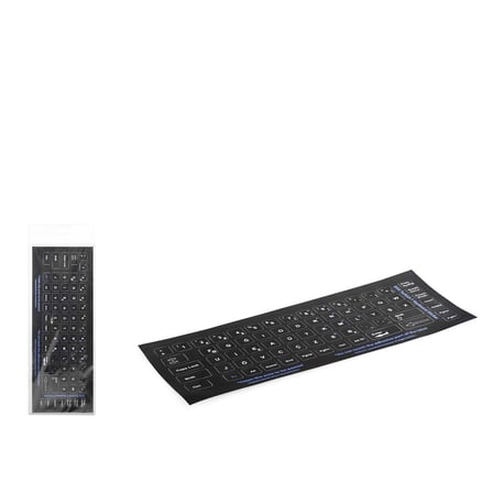 Klye Stıcker Tuş Takımı Türkçe F Siyah HDX8259