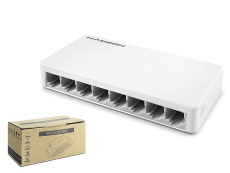 Gigabit Ethernet Switch 8 Port - Beyaz HDX1365