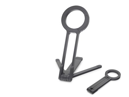 Manyetik Katlanir Masaüstü Telefon Standı Plastik - Siyah ND8029