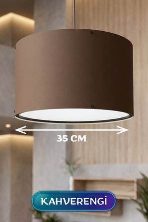 Kahverengi Kumaş Başlıklı Sarkıt ize 35 CM