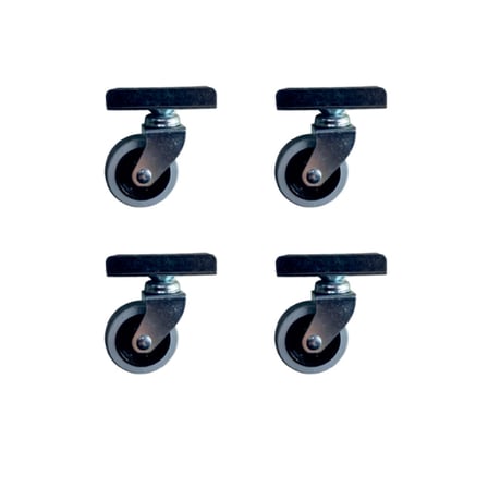 Furç Uzun-Sunta Bilyalı Teker - 20x50 - Gri - 18MM HKS184 - 4 Adet