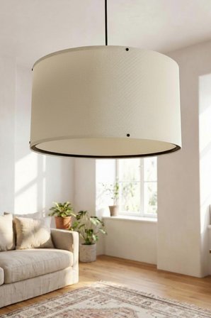 Bej Kumaş Başlıklı Sarkıt ize 35 CM