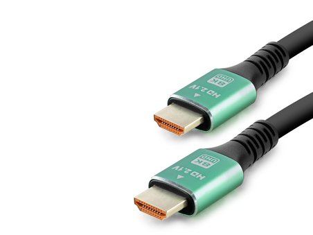 Fiber Optik Hdmi 2.1 Kablo 8K Uhd 60 Hz Od 8.0 Mm 3 M - Siyah Yeşil HDX2045