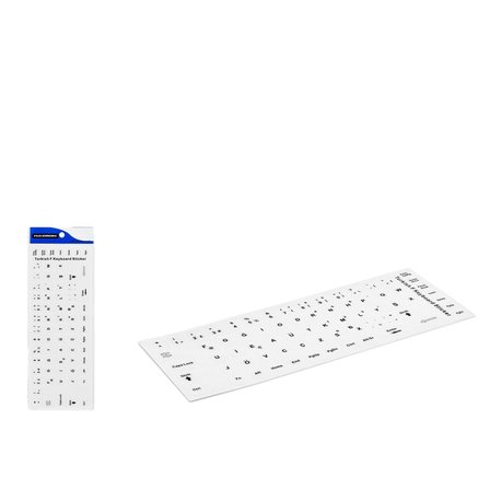 Klye Stıcker Tuş Takımı Türkçe F Beyaz (Büyük) HDX8254B