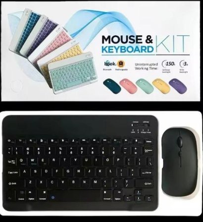 ZR20Km Siyah Kablosuz Klye Mouse Set