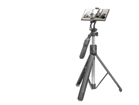 Telefon Tripodu Ve Selfie Çubuğu Bluetooth Kumandalı 201 Cm Siyah ND1050