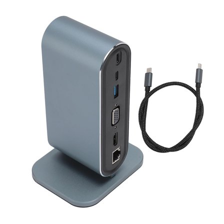 ZR773 Type-C Support 4K 12 İn 1 Dock Model Pd Station