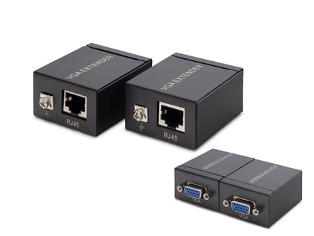 Vga Rj45 Extender Görüntü Aktarim Seti 60 M HDX1285