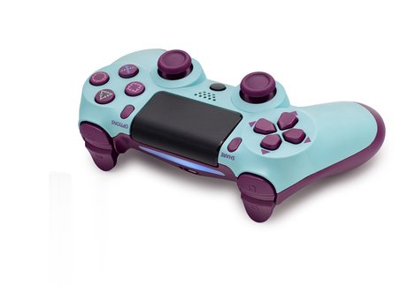 Ps4 Uyumlu Kablosuz Gamepad Oyun Kolu - Mor Turkuaz ND400E