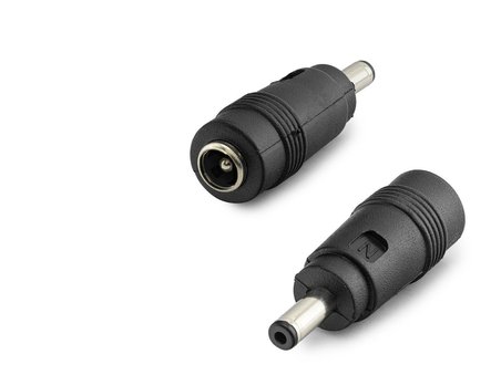 Dc Jack Dönüştürücü 5.5X2.5 Mm Soket 4.0X1.35 Mm Fiş 10 Adetli Paket Siyah HDX1315